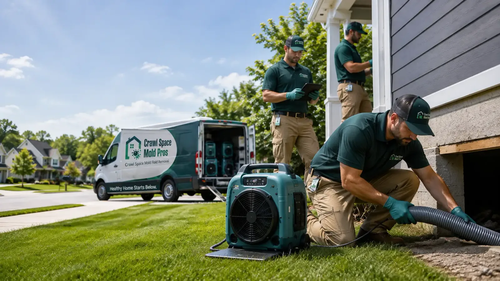 Crawl Space Mold Removal in Ipava, IL